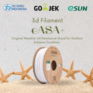eSUN ASA+ eASA 3D Filament Original Weather UV Resistance Good for Outdoor Extreme Condition - eASA Black
